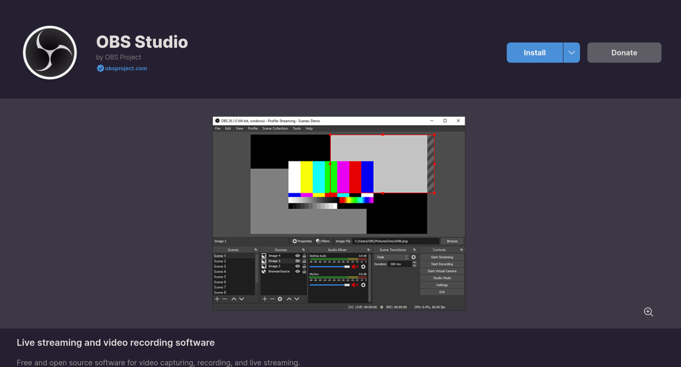 OBS Studio 27.2 on Flathub, get it while it’s hot!