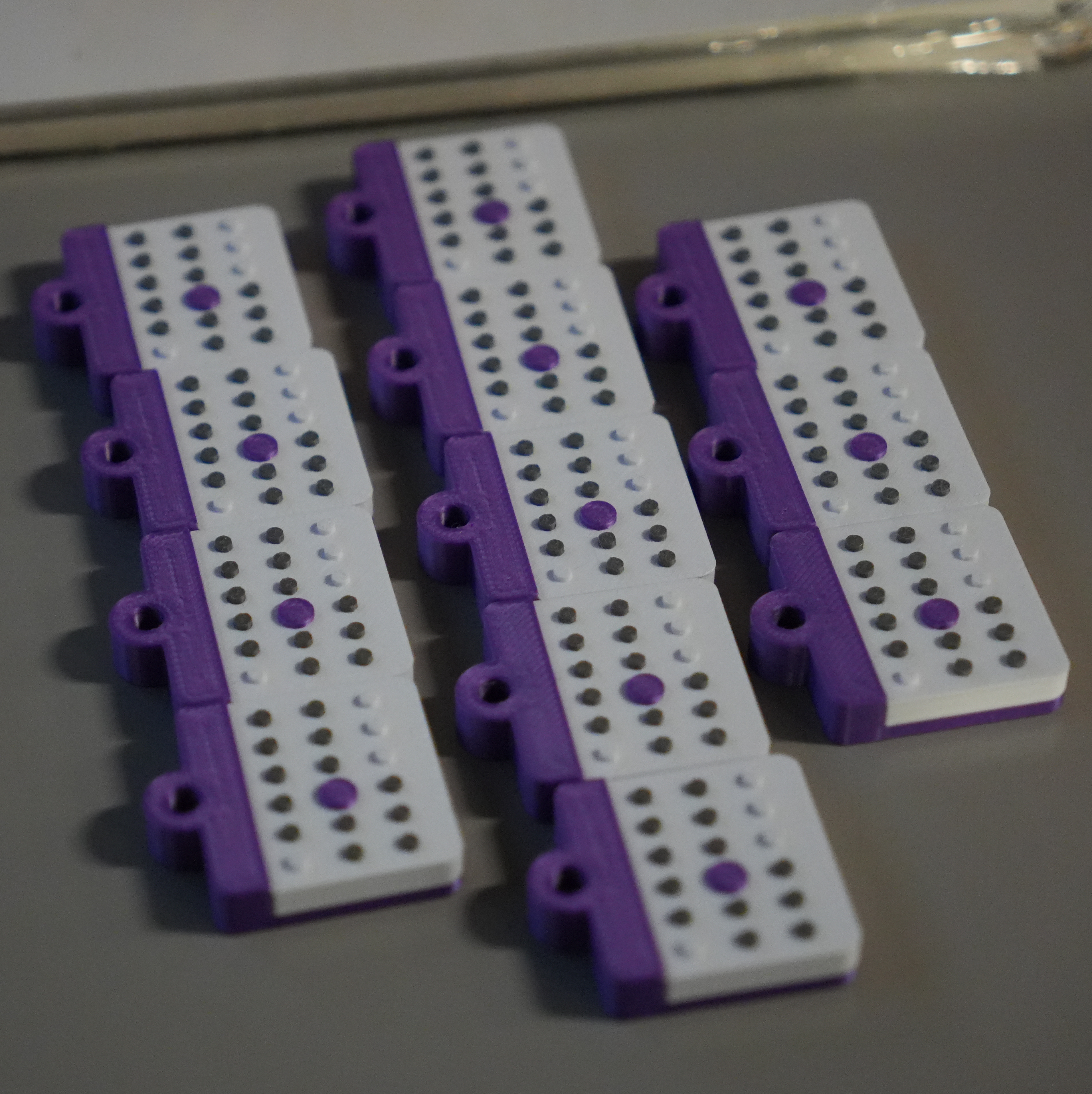 3D printed calendars on the table
